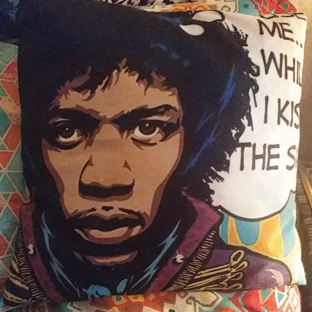 🎸🎼🎶Jimi Hendrix pillow🎵🎸